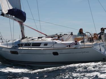 Sail on a beautiful 45ft sail boat for 8 guests in Nieuwpoort, Belgium - the ultimate vacation trip on a yacht charter.