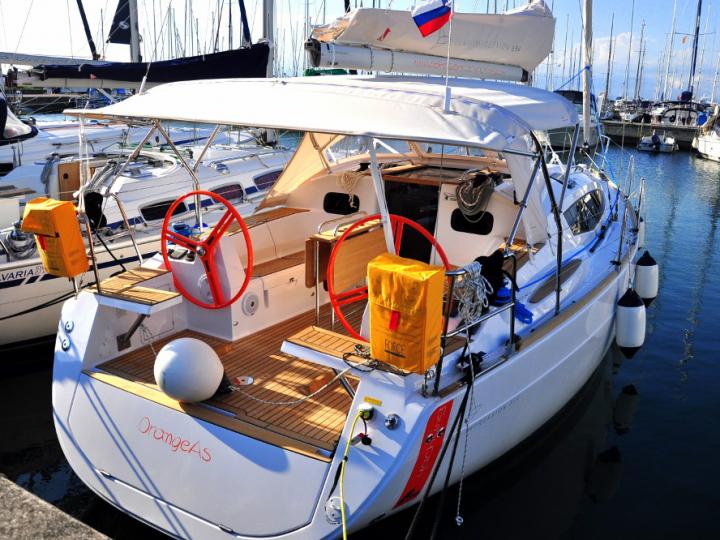 Rent a sail boat in Izola, Slovenia - available for up to 6 guests.