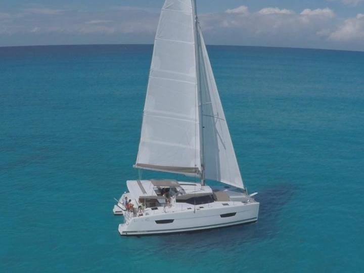 Sail on a Catamaran in Pointe-à-Pitre, Caribbean Netherlands - the ultimate vacation trip on a yacht charter for 8 guests.