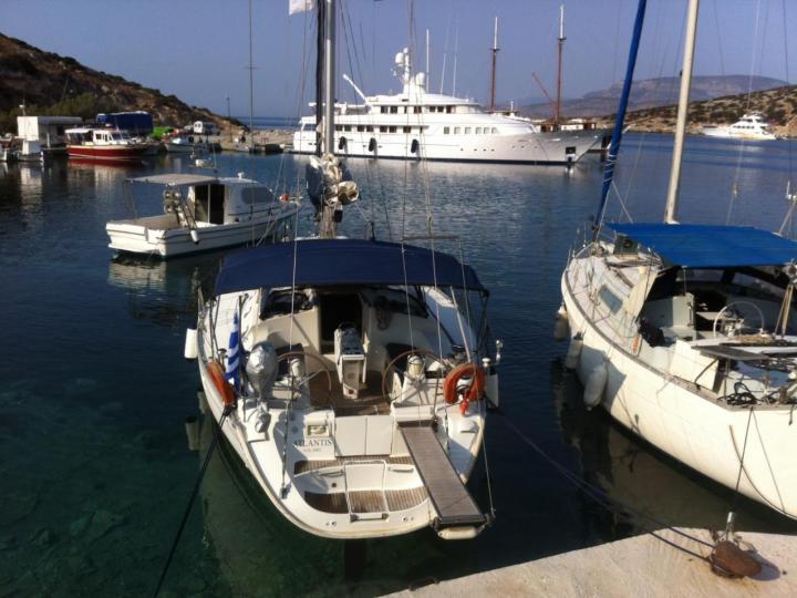Charter a sail boat in Preveza, Greece - the ATLANTIS for 8 guests.