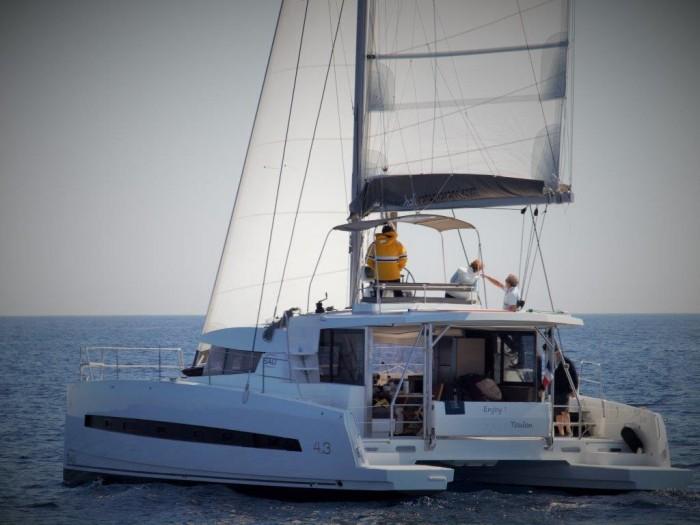 Charter a Catamaran in Key West, United States - a perfect vacation on a boat for up to 8 guests. TRINIDAD_DB - 40ft.