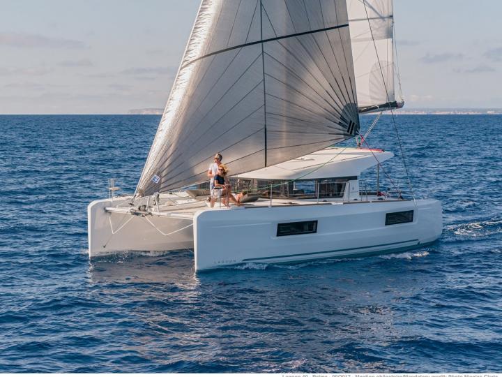 The perfect catamaran yacht charter in Šibenik, Croatia for up to 8 guests.