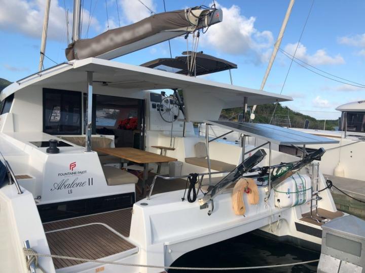 A great boat for rent - discover all Antigua, Caribbean Netherlands can offer aboard a Catamaran. ABALONE II - 38ft.