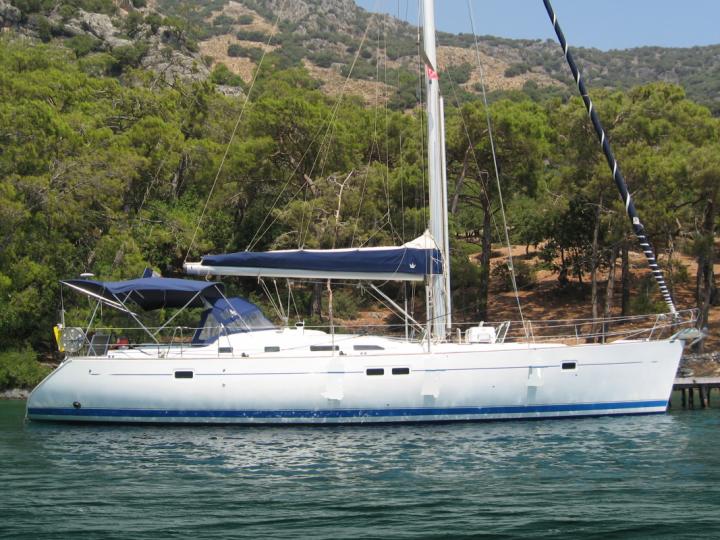 Rent a sail boat in Alimos, Greece - the Ex Cordis boat.