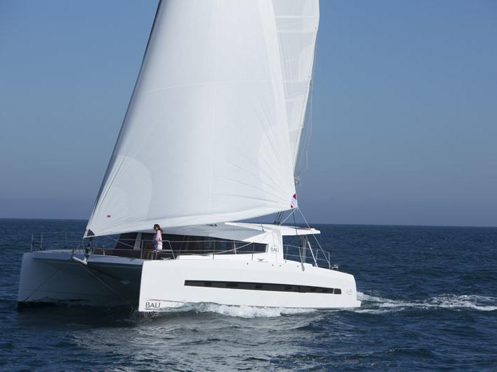 The BASQUIAT - a 45ft catamaran for rent in Le Marin, Caribbean Netherlands.