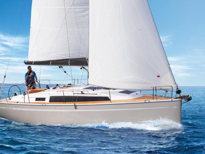 Sail boat rental near Split, Croatia - a yacht charter for up to 6 guests.