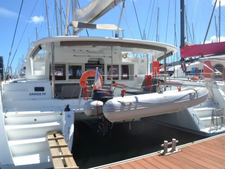 Sailing charter in Antigua, Caribbean Netherlands - rent a Catamaran for up to 8 guests.