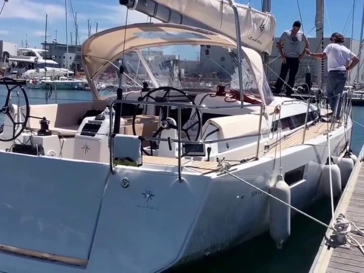 Boat for rent in Portocolom, Spain - a 43ft sailboat for 8 guests.