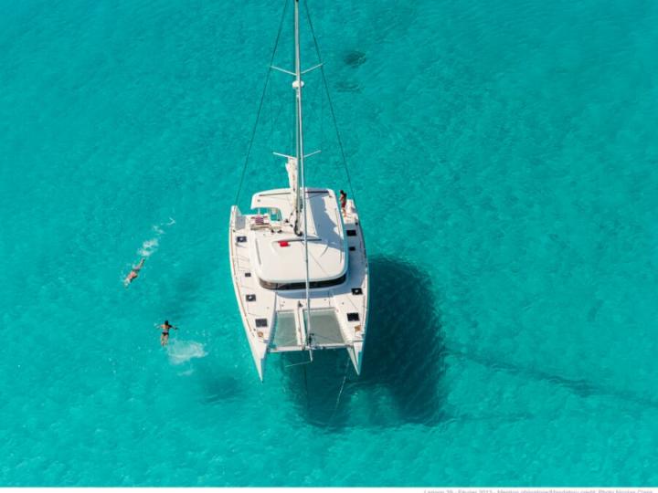Top boat rental in Rhodes, Greece - rent a catamaran for up to 8 guests.