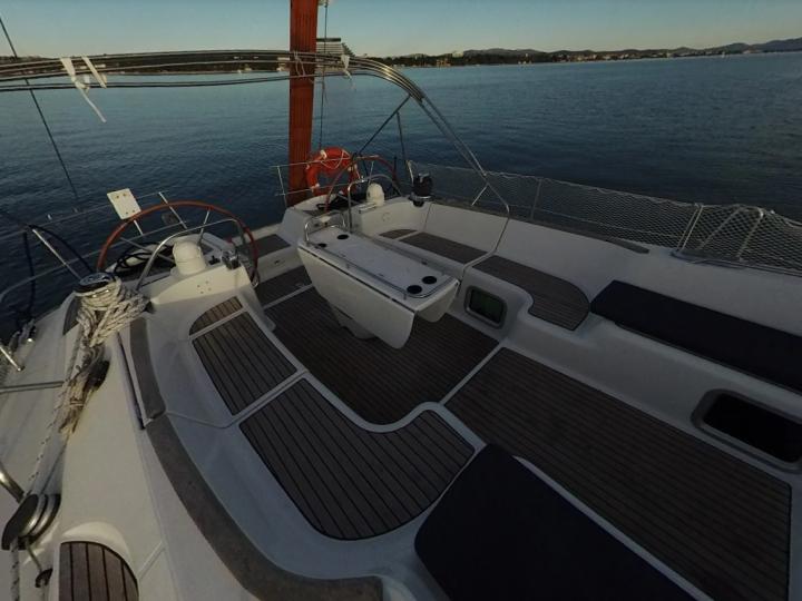 Sail on a beautiful 55ft yacht charter in Vodice, Croatia - the ultimate vacation trip.