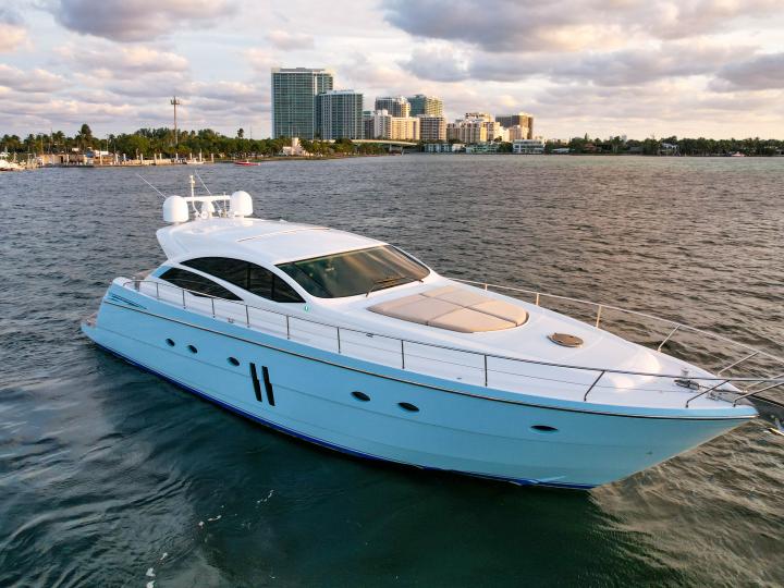 Graceful 2010 62' Pershing Luxury Yacht