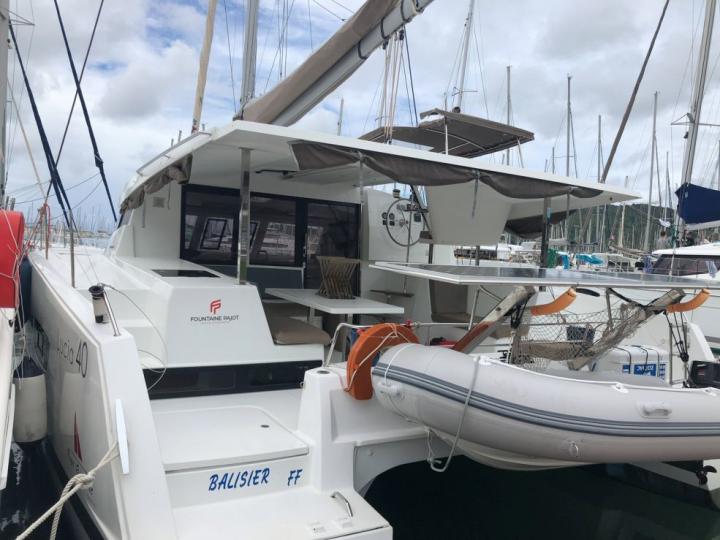 Top boat rental in Le Marin, Caribbean Netherlands - rent a Catamaran for up to 8 guests.