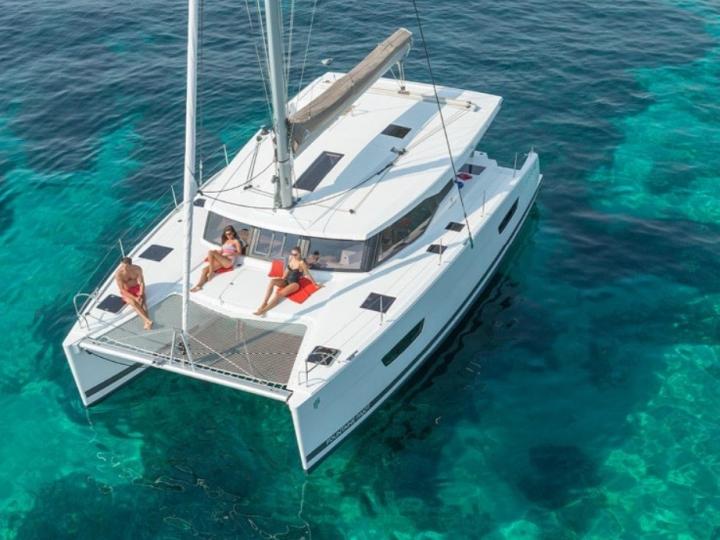 Charter a Catamaran boat in Pointe-à-Pitre, Caribbean Netherlands - the HAPPY HOUR  for 8 guests.