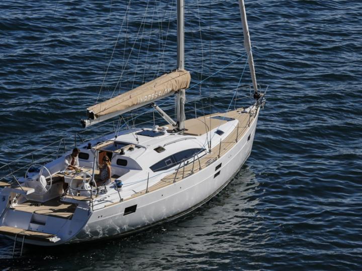 Discover sailboating aboard the 45ft Baby Boo yacht for rent in Croatia.