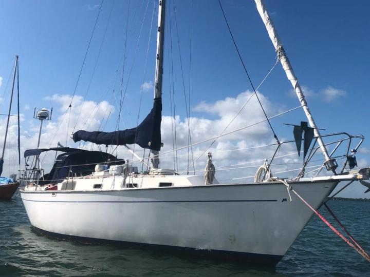 ALL FEES INCLUDED! 38’ Morgan Sailboat Rental in Miami Beach
