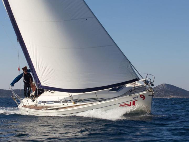 Affordable sailboat rental in Vodice, Croatia for up to 8 guests.
