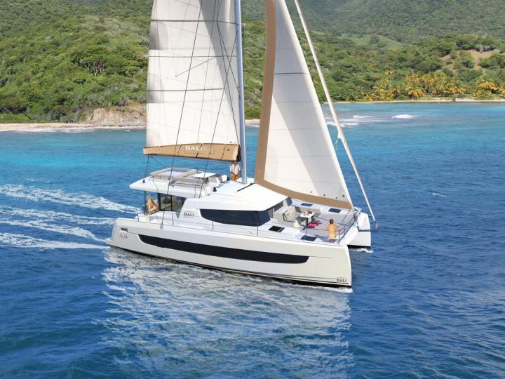 Catamaran rental in Scrub Island, British Virgin Islands - discover vacation on a boat for up to 8 guests!
