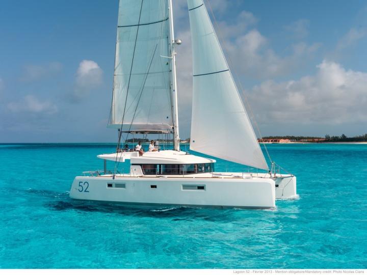 Sail on a beautiful 52ft rental catamaran in Scrub Island, British Virgin Islands!