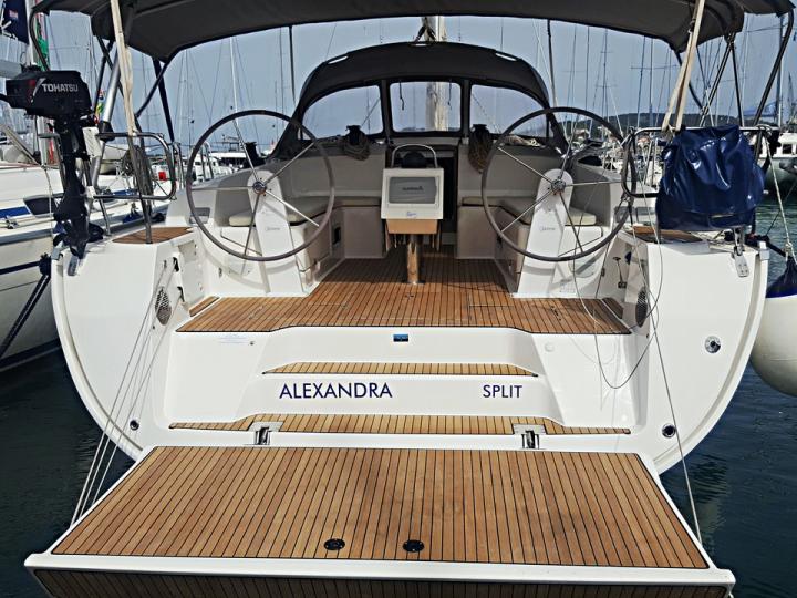 Charter a sailboat near Split, Croatia - the Alexandra.