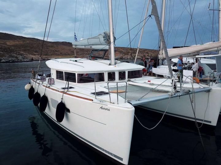 Experience freedom aboard a catamaran for rent in Athens, Greece - the AURORA yacht charter.