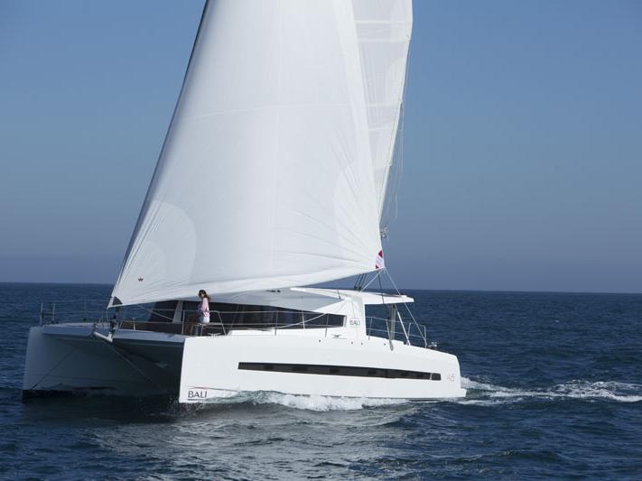 Catamaran boat rental in Pointe-à-Pitre, Caribbean Netherlands for up to 8 guests.