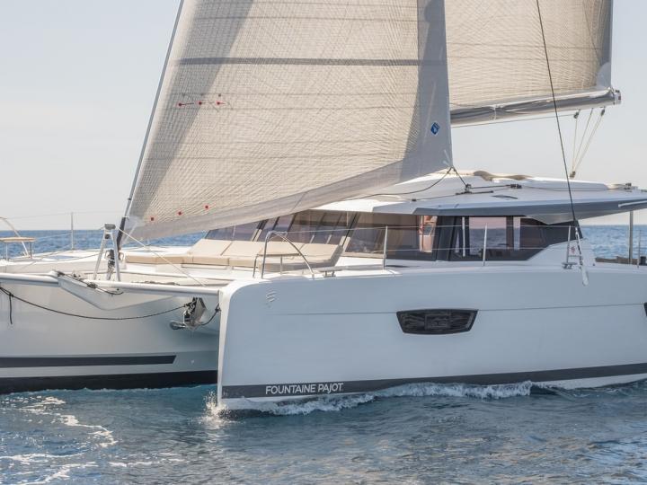 A great catamaran for rent - discover the beautiful area of Split, Croatia can offer aboard a yacht charter.