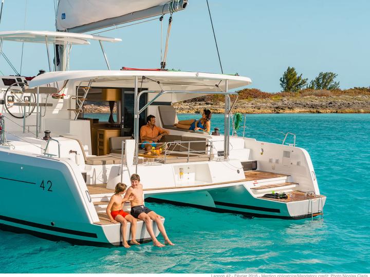 San Gregorio  Bagnoli, Italy catamaran boat rental - discover vacation on a boat for up to 8 guests.