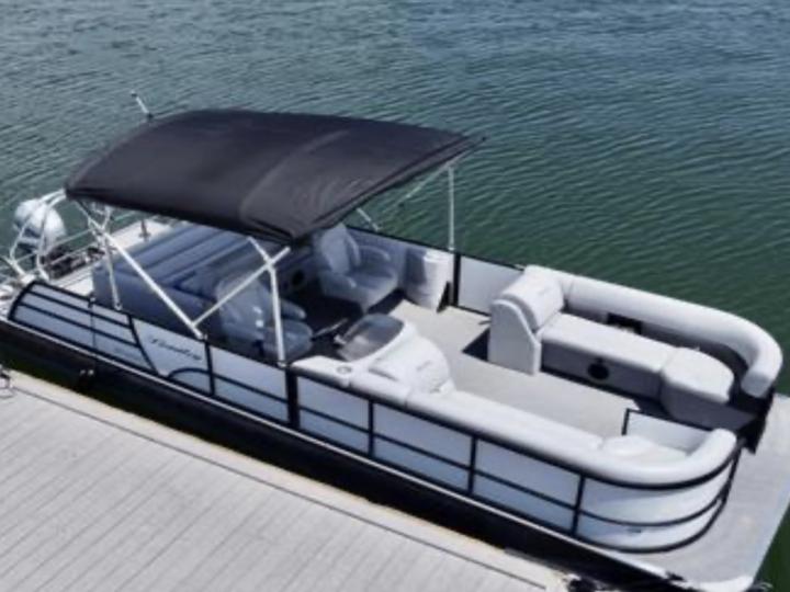 Rent a 2023 Bentley 24ft Legacy Pontoon Boat with Captain in Peoria