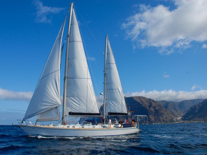 A comfortable and versatile yacht, having twice sailed round the World