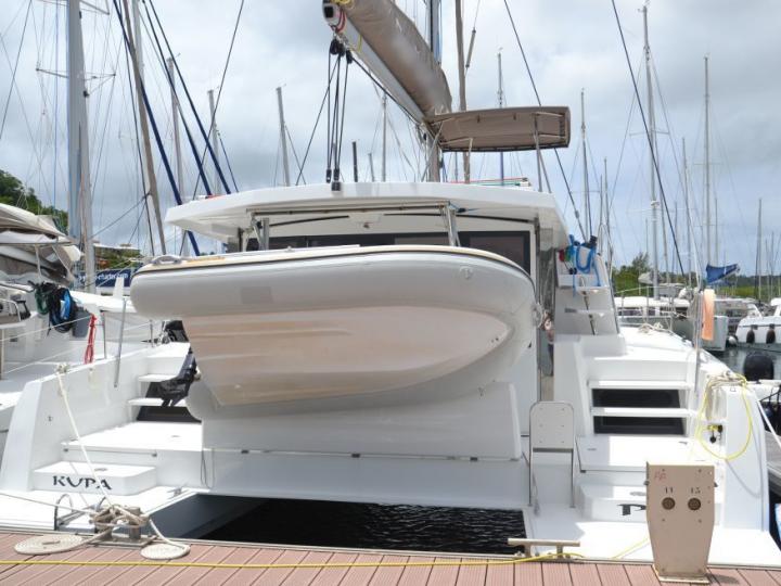 Top Catamaran boat charter in Le Marin, Caribbean Netherlands - rent a Catamaran for up to 8 guests. KUPA - 39ft.