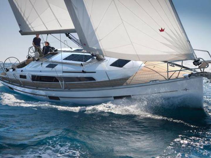 Book a 37ft yacht charter in Biograd, Croatia and enjoy a boat trip for the whole family.
