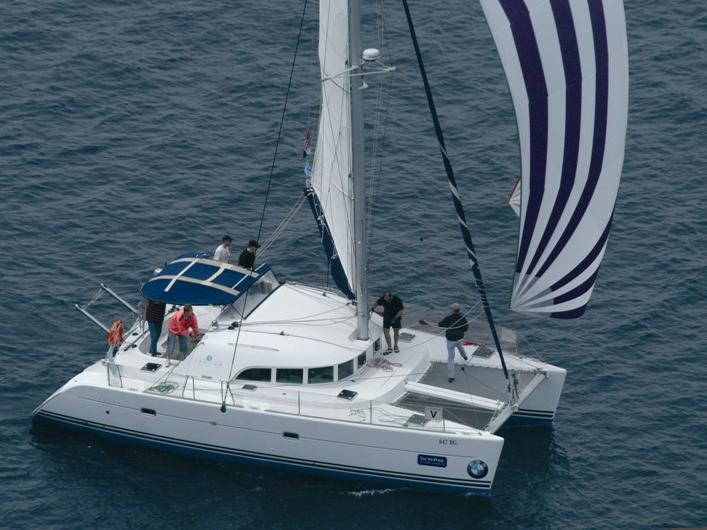 Boat rental & yacht charter - discover Lefkada, Greece aboard a catamaran for rent.