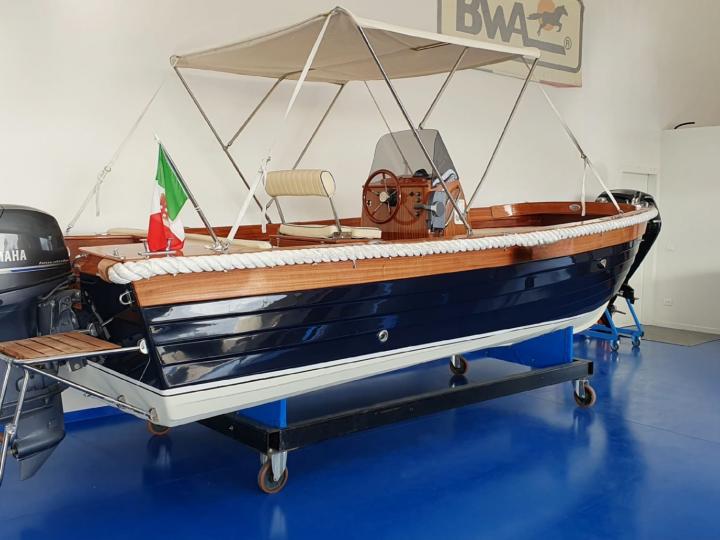 Lancia in legno EASY600 Montisola Archetti