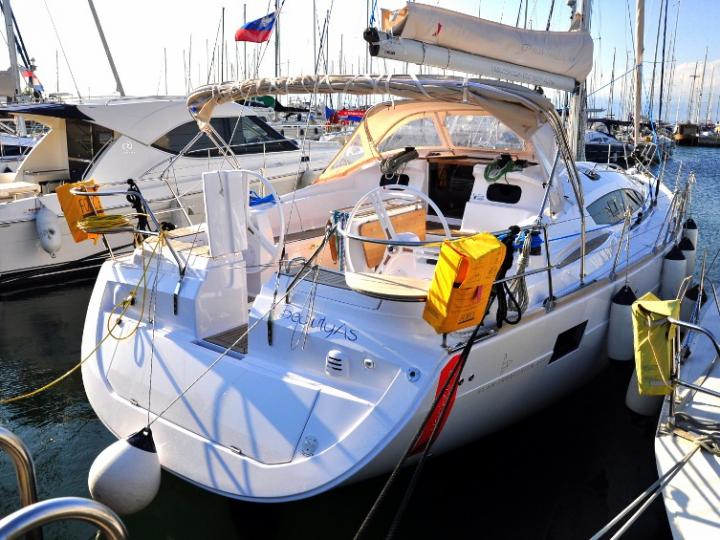Sail on a beautiful 45ft sail boat in Izola, Slovenia - the ultimate vacation trip on a yacht charter.