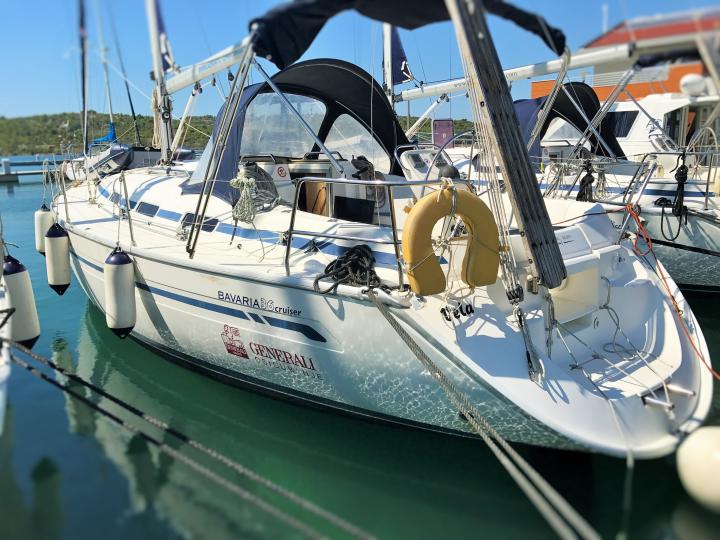 Discover sailing aboard the 38ft VELA boat for rent in Pirovac, Croatia - a 3-cabin yacht charter.
