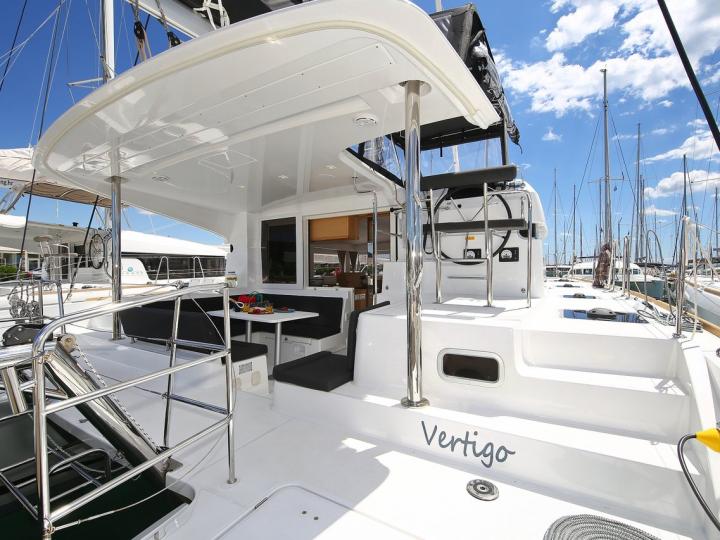 Catamaran for rent in Biograd, Croatia for up to 8 guests - the VERTIGO yacht charter.